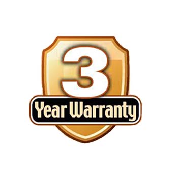 3 Year Warranty from Date of Installation
