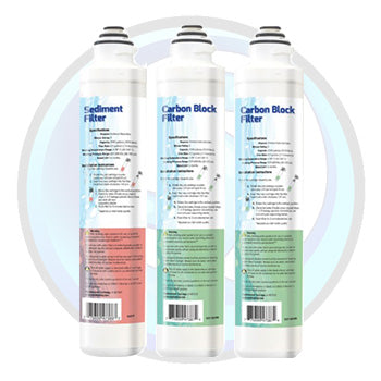 41407011 | Aqua Flo Platinum / Pura | RO Annual Replacement Filter Kit