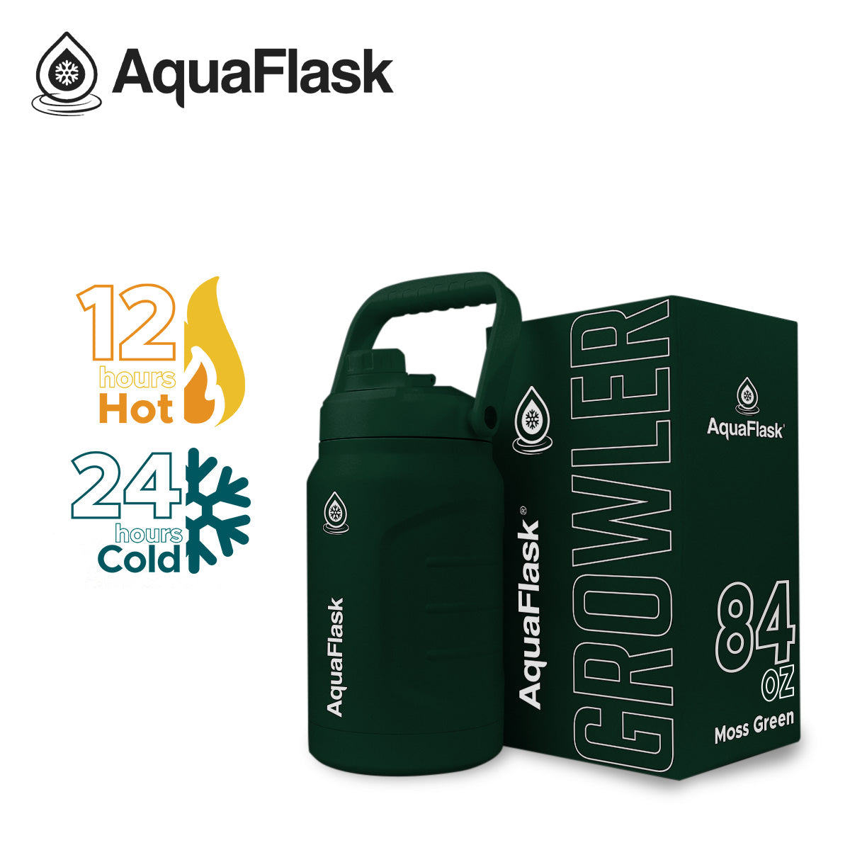 AquaFlask Original Vacuum Insulated Water Bottles 2484 ml (84oz)
