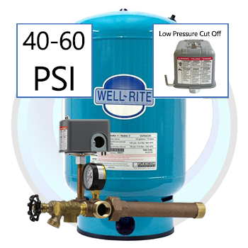 WR-260R | 85 Gallon | Well-Rite Pressure Tank | Flexcon Industries