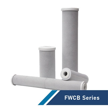 FWCB1005 | Franklin Water Treatment 5 Micron | 2 1/2" x 10" Carbon Block Filter | (CBC5CT03)