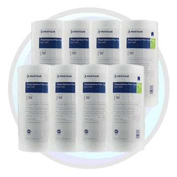 155357-43 | Pentek Dual Gradient DGD-5005 Sediment Filter QTY of 8