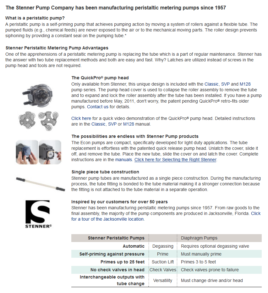 The Stenner Advantage