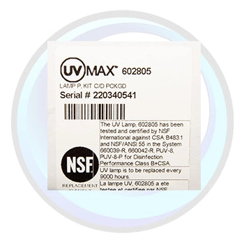 602805 | Viqua Ultraviolet (UV) Lamp / Bulb UVMax C | C4 | D | D4 | D4+ | IHSD4 | IHS12-D4