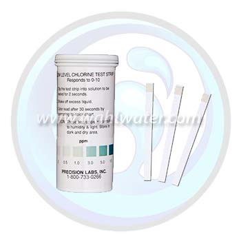 Precision Laboratories | Low Level Chlorine Test Strip | 0-10 ppm | CHL-10