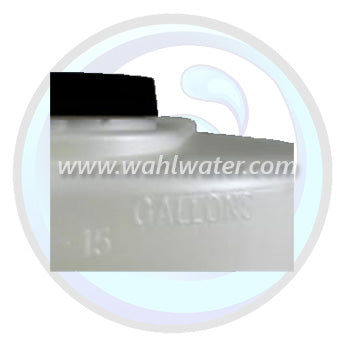 Easy to Read Gallon Increments and Sealed Cap