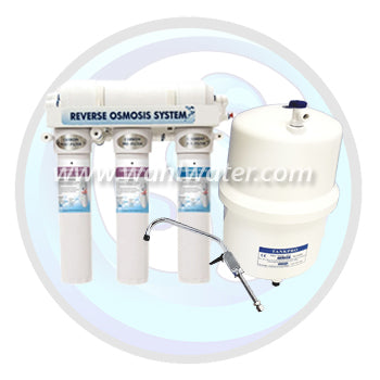 Includes RO Tank, Membrane, Filters, Faucet & Booster Pump