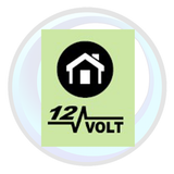 OFF GRID Applicable with Two Bare Wire Leads for Connection to a Battery