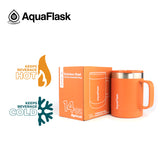 Aquaflask Thermal Insulated Lidded Mug With Handle 415ml (14 oz)