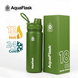 AquaFlask Original Vacuum Insulated Water Bottles 530ml (18oz)
