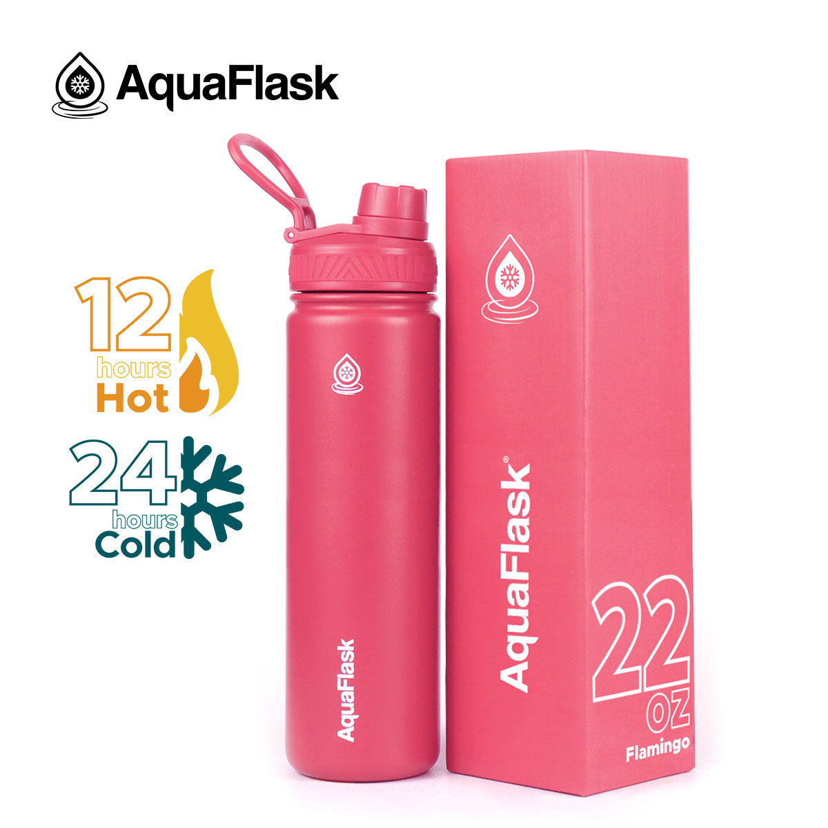 AquaFlask Original Vacuum Insulated Water Bottles 650ml (22oz)