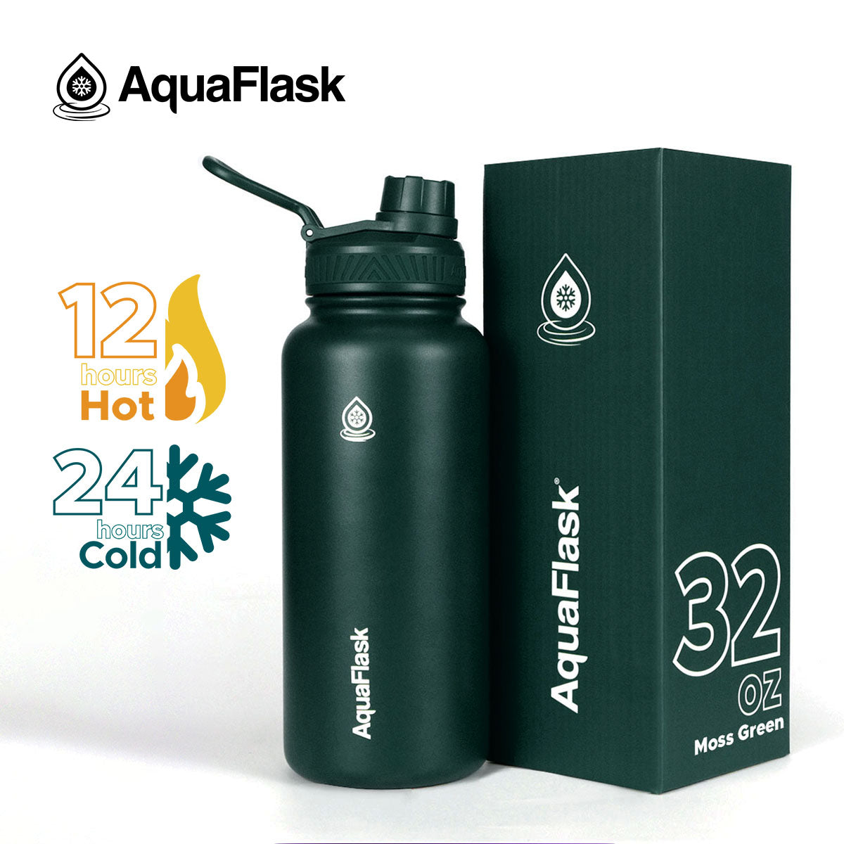 AquaFlask Original Vacuum Insulated Water Bottles 935ml (32oz)