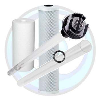 WW053 | Absolute H2O IHS-10 UV Lamp Sleeve & Filters (2)