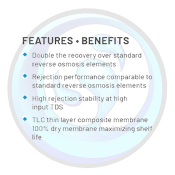 Reverse Osmosis System | 75GPD with Tank & Chrome Faucet | GR/O-High Efficiency