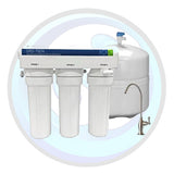 Reverse Osmosis System | 75GPD with Tank & Chrome Faucet | GR/O-High Efficiency