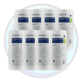 155357-43 | Pentek Dual Gradient DGD-5005 Sediment Filter QTY of 8