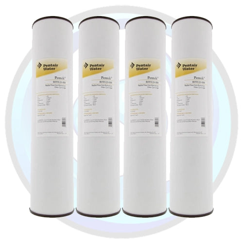 155263-43-APC | Pentek RFFE20-BB Iron Reducing Filter 4-Pack