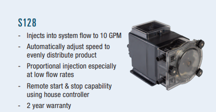 S4M8XAA3011 | Stenner Medicator S128 Series | 120V | 3/8" Tubing