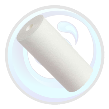 Water Filter is Open at Both Ends to Fit the Housing