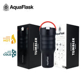 Aqua Flask Tumbler – Vacuum Insulated Stainless Steel Travel Cup 887ml (30 oz)