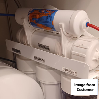 Fits Most 75GPD RO Systems as Pictured